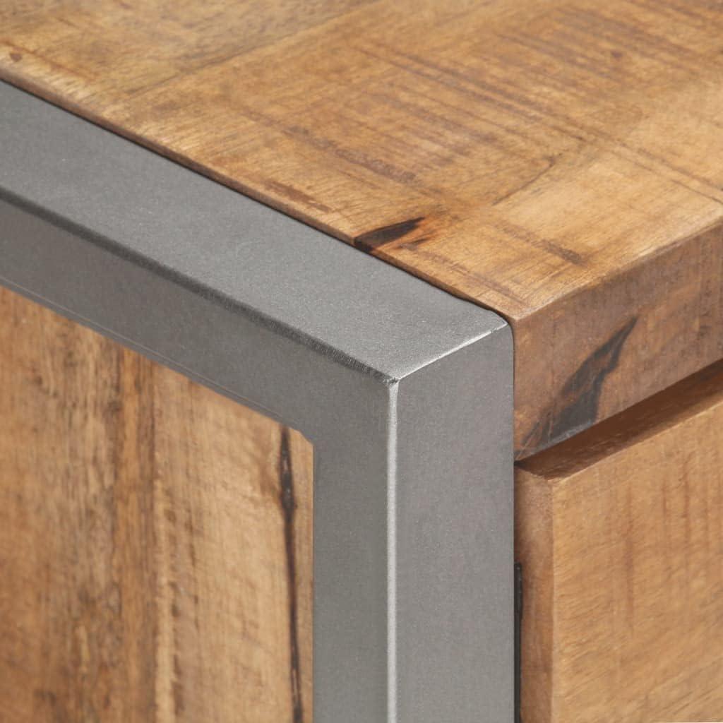 Our Take on the Youuihom Industrial Mango Wood TV Stand's Style & Storage