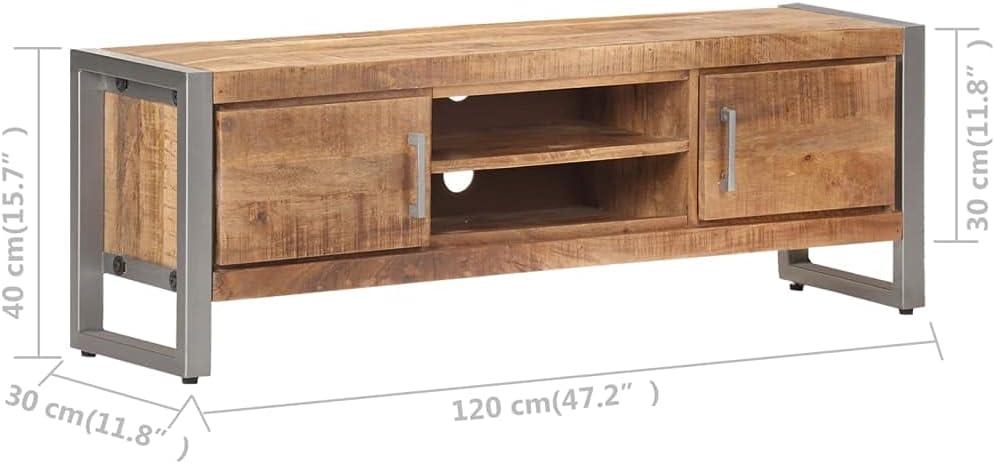 Our Take on the youuihom Industrial‌ Mango Wood TV Stand's Style⁣ & Storage