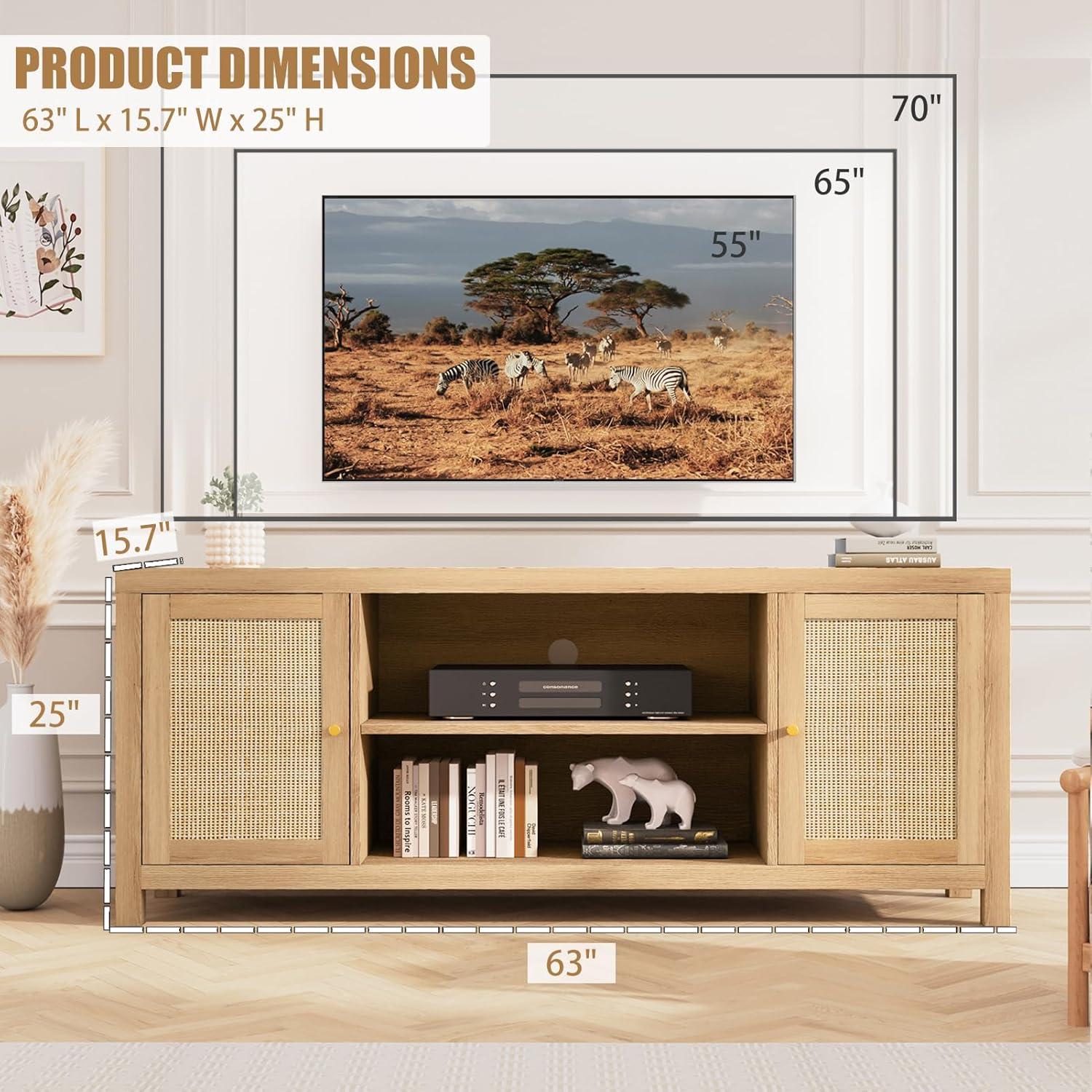 Our Take on the Boho Rattan TV Stand: Stylish & Sturdy Storage