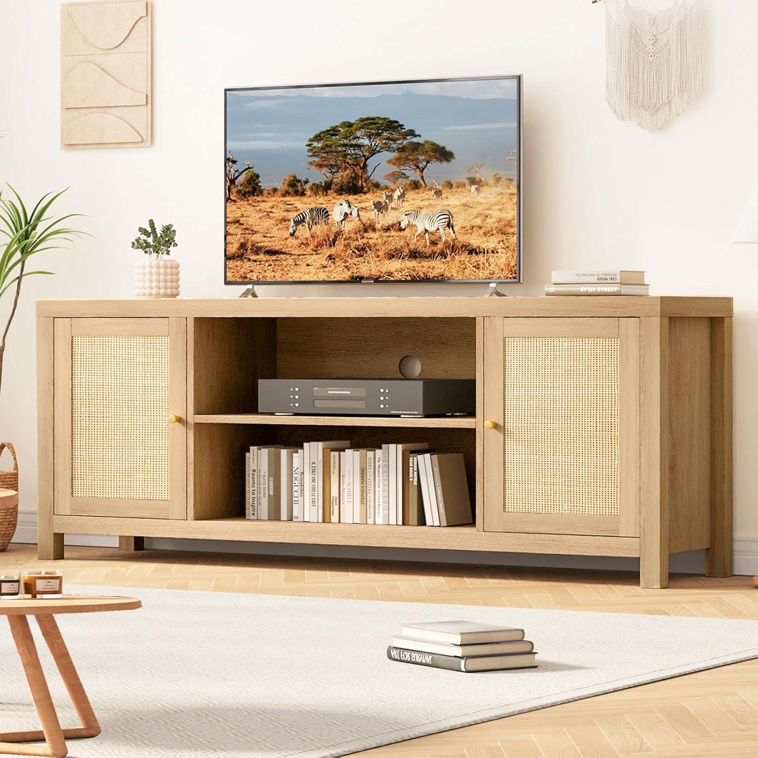 Our Take on the Boho Rattan TV Stand: stylish & Sturdy Storage