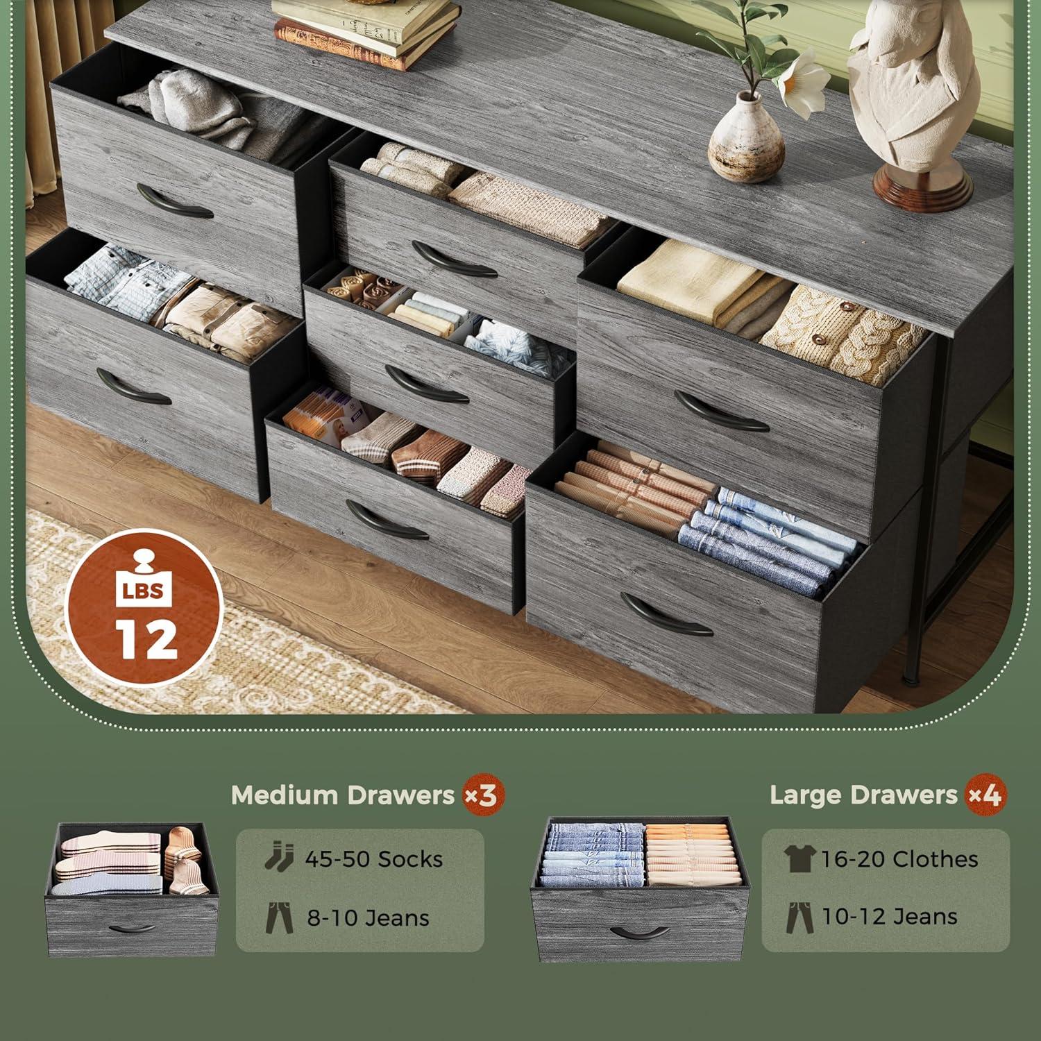 Our Take on the Huuger 7-Drawer dresser & TV Stand: Practical & Stylish