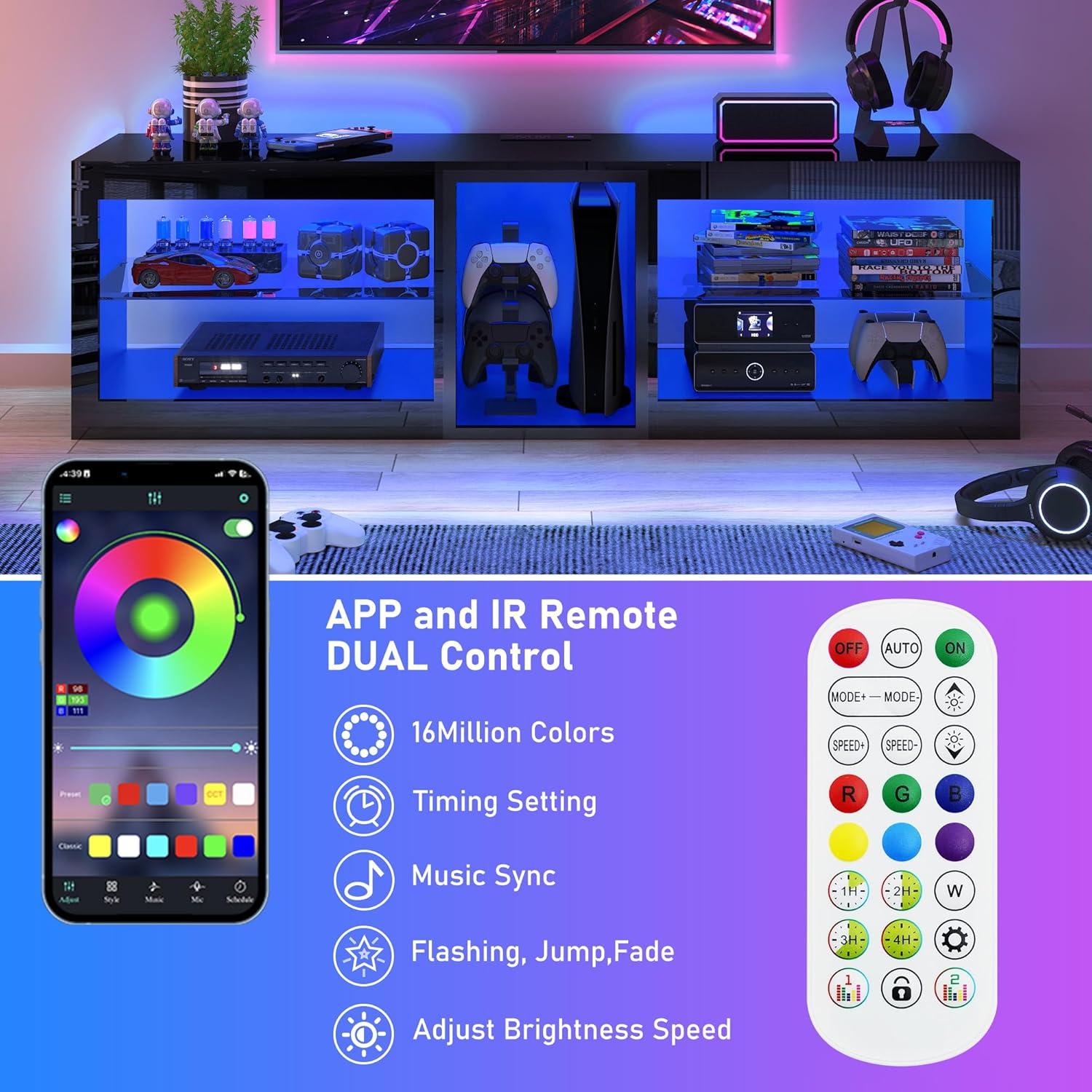 How We Enhanced Our Living Room with Vinctik's LED TV Stand