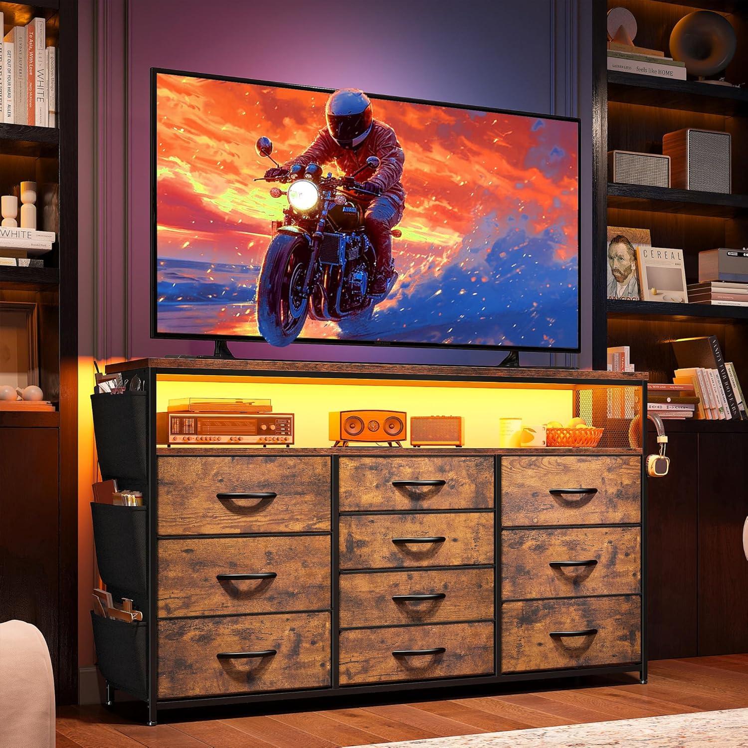 Our ‌Honest Take ​on the EnHomee Dresser TV Stand's Pros & Cons