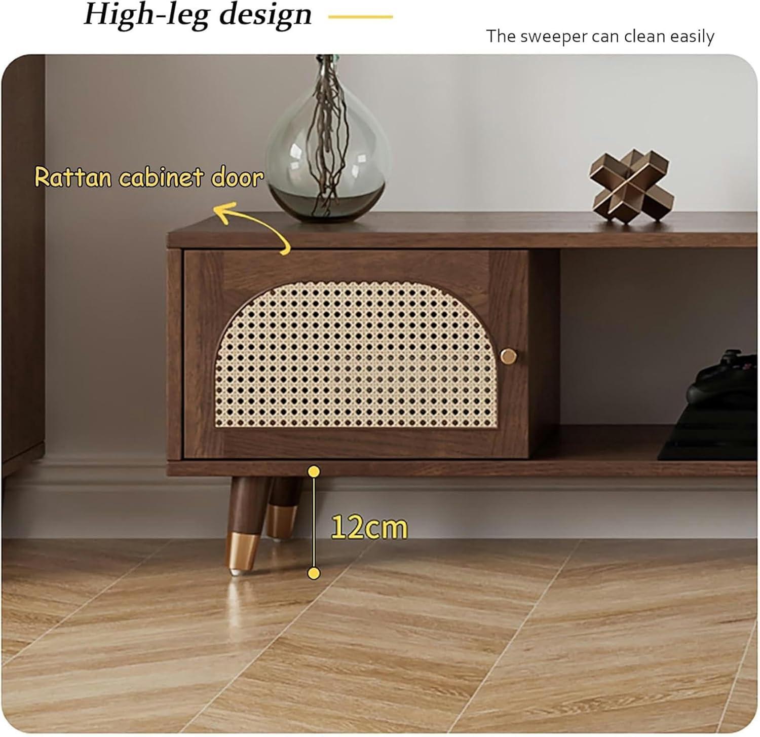 Our Take on the JIAOCKJIAO ‍Retractable Rattan TV⁤ Stand's Stylish Versatility