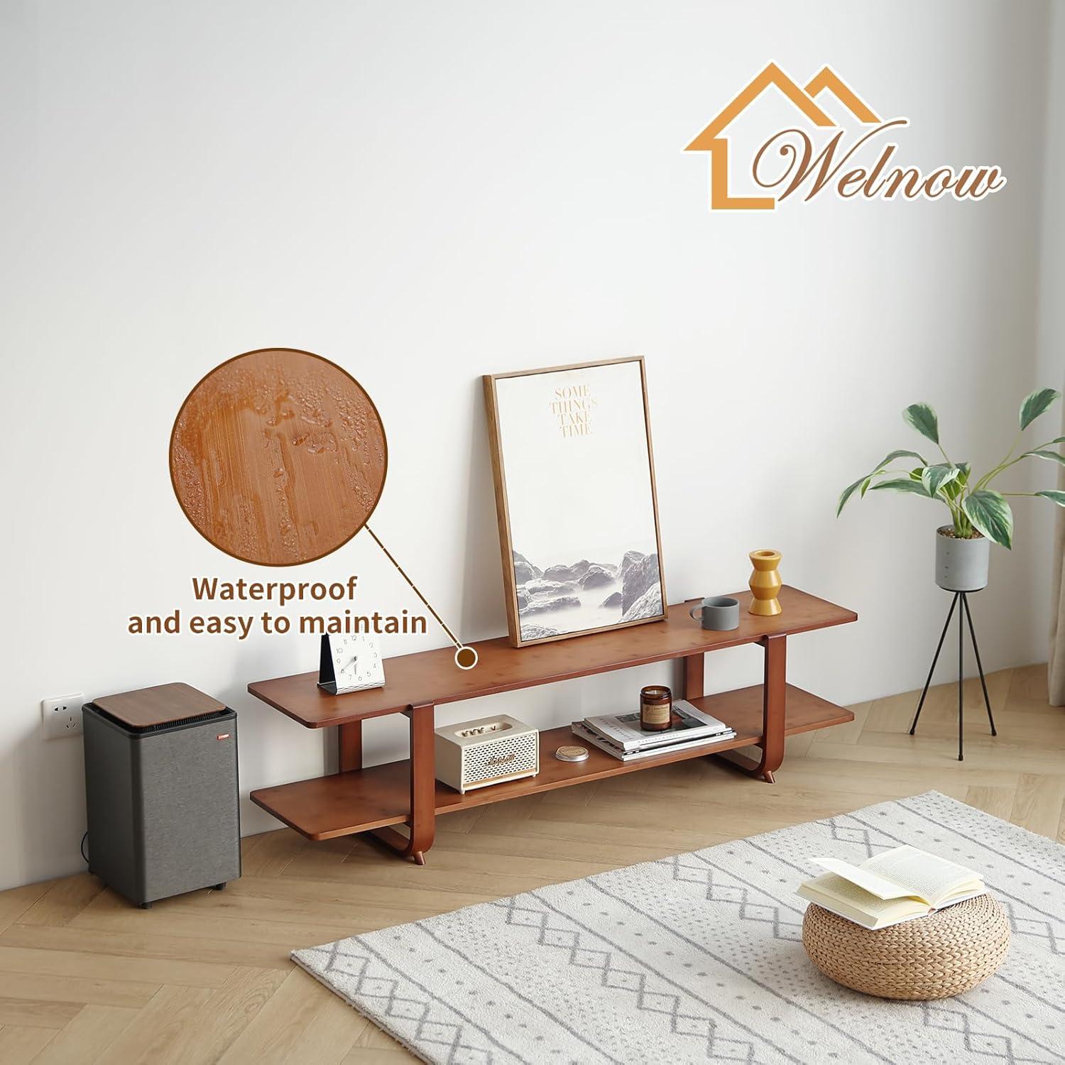 Our Take on the Welnow Bamboo TV Stand: stylish, Sturdy, & Simple