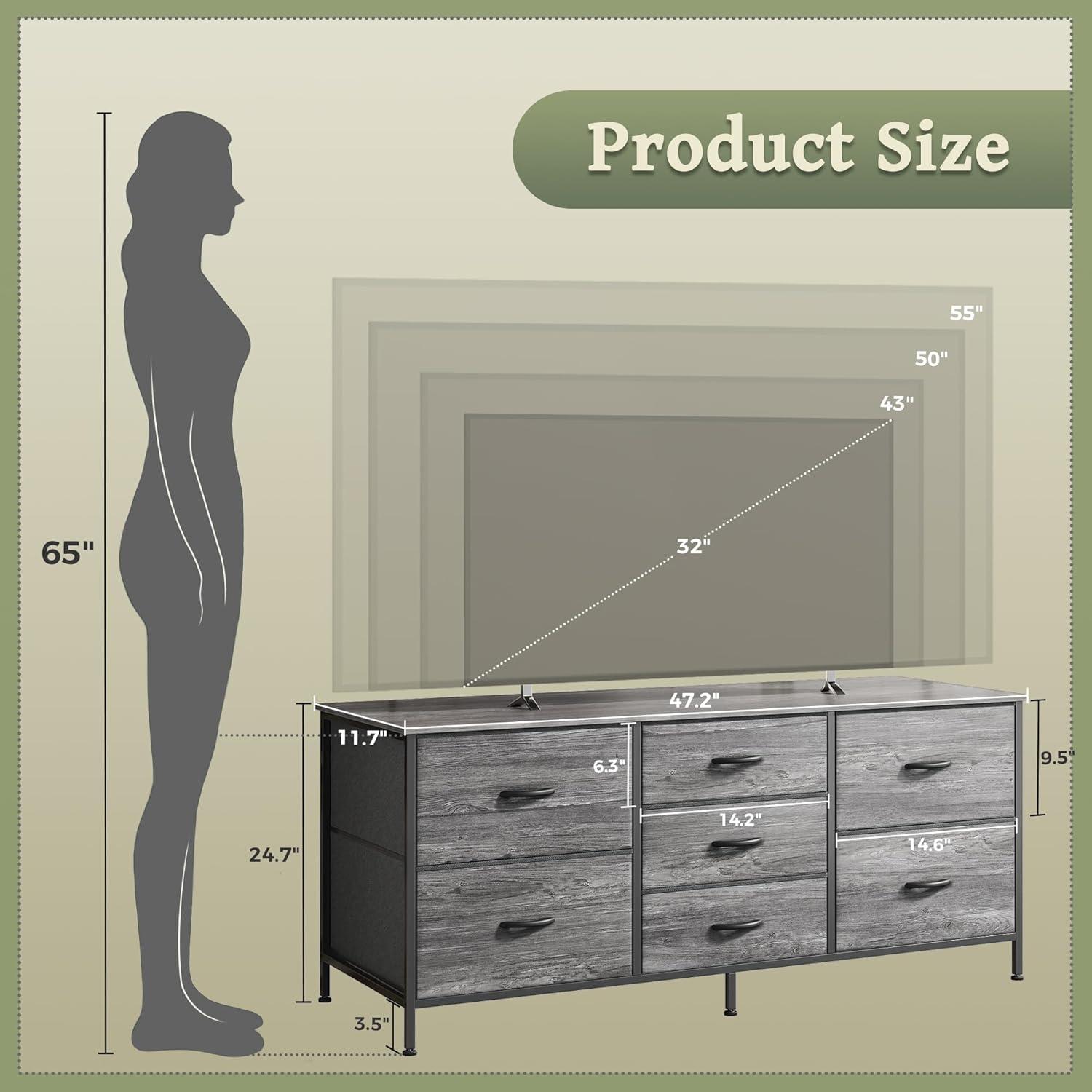 Our Take on the Huuger 7-Drawer Dresser & TV Stand: Practical & Stylish