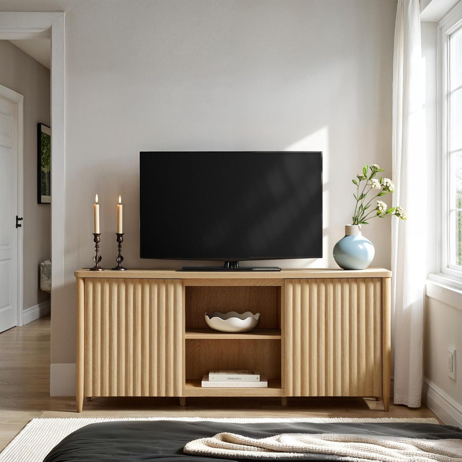 Why We Love the Walker Edison scandinavian TV Stand's Sleek Design