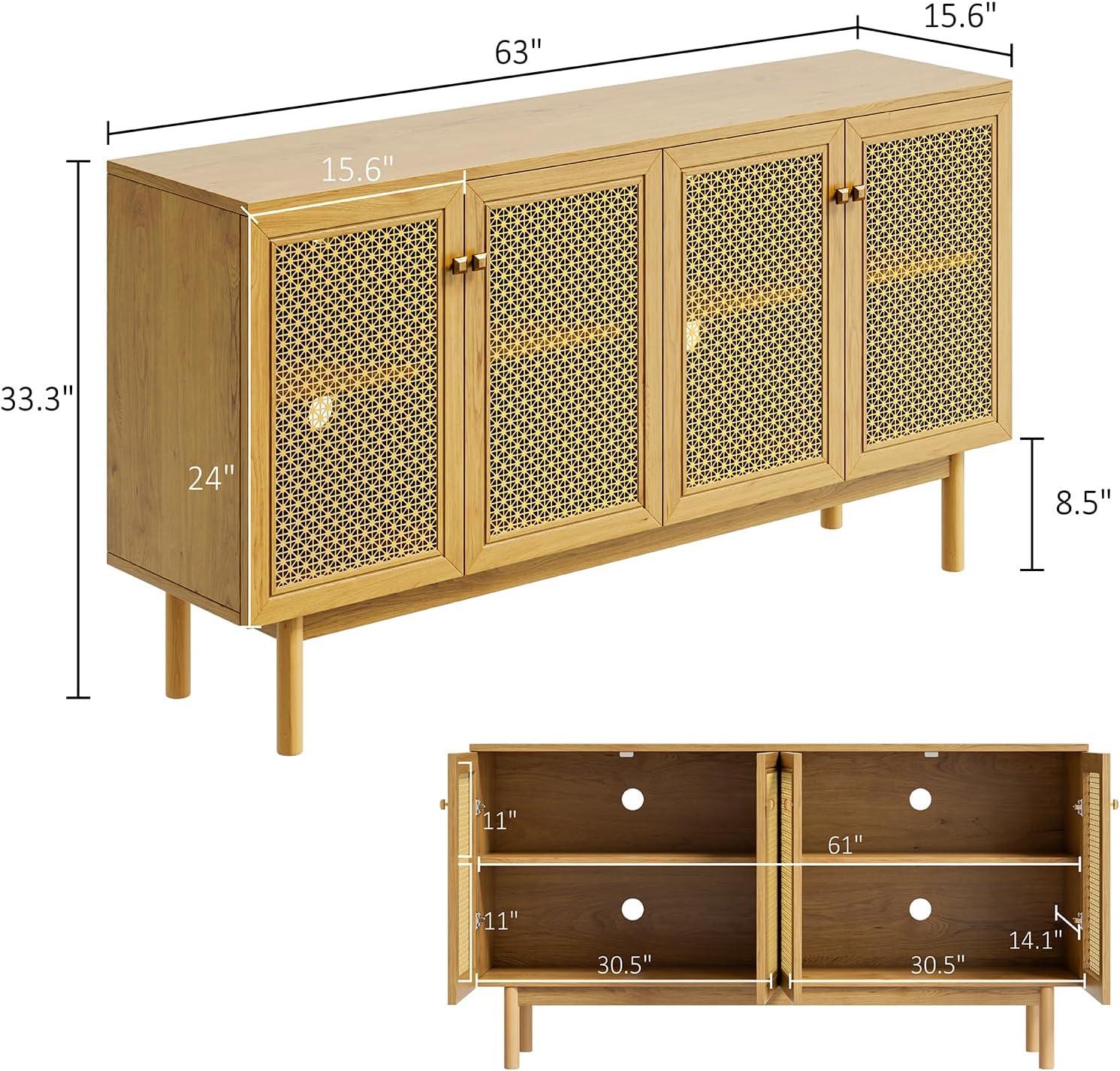 Our Honest Take on the Mid-Century Rattan TV⁣ Stand's ‌Style & Setup