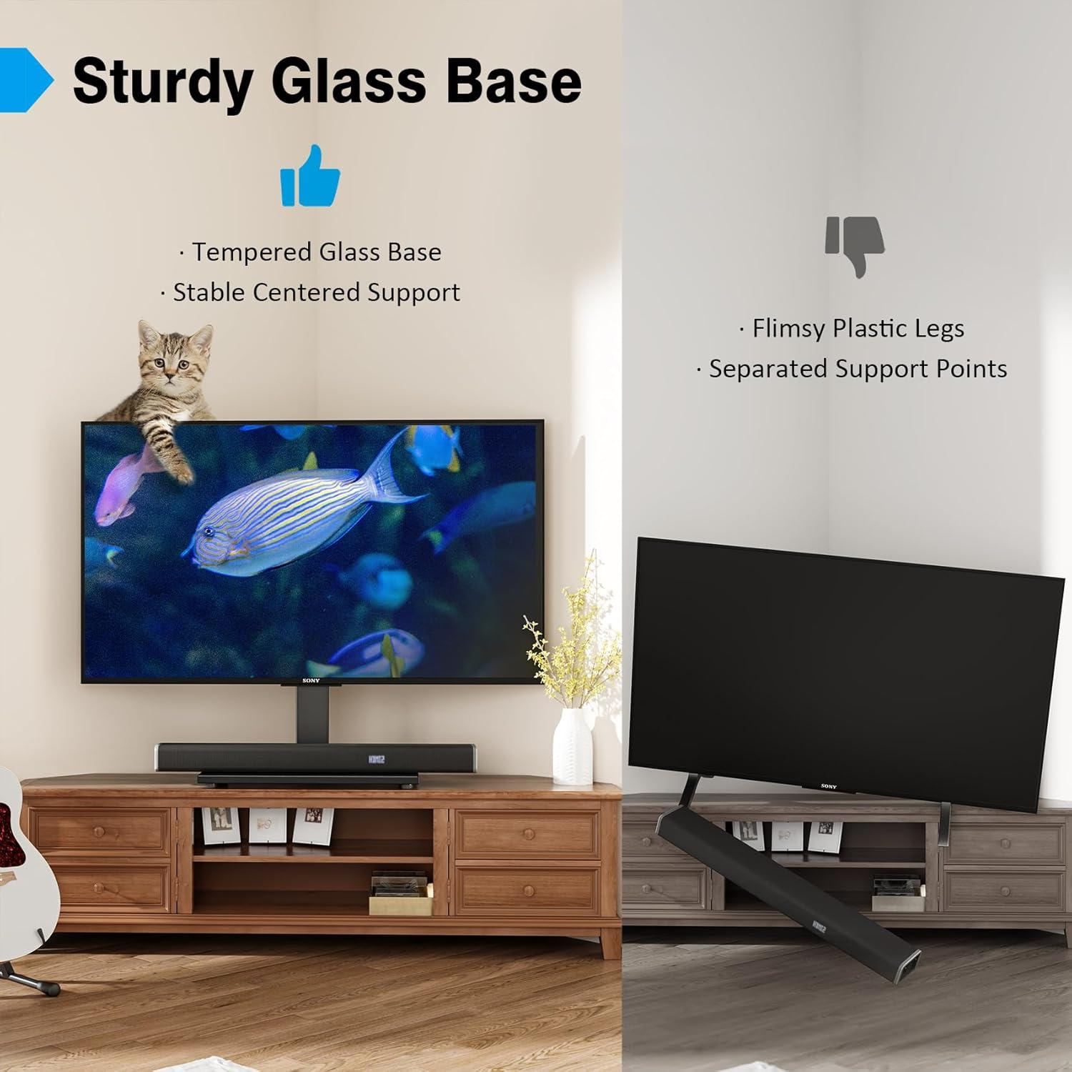 Why We Trust HEMUDU's Adjustable Universal TV Stand