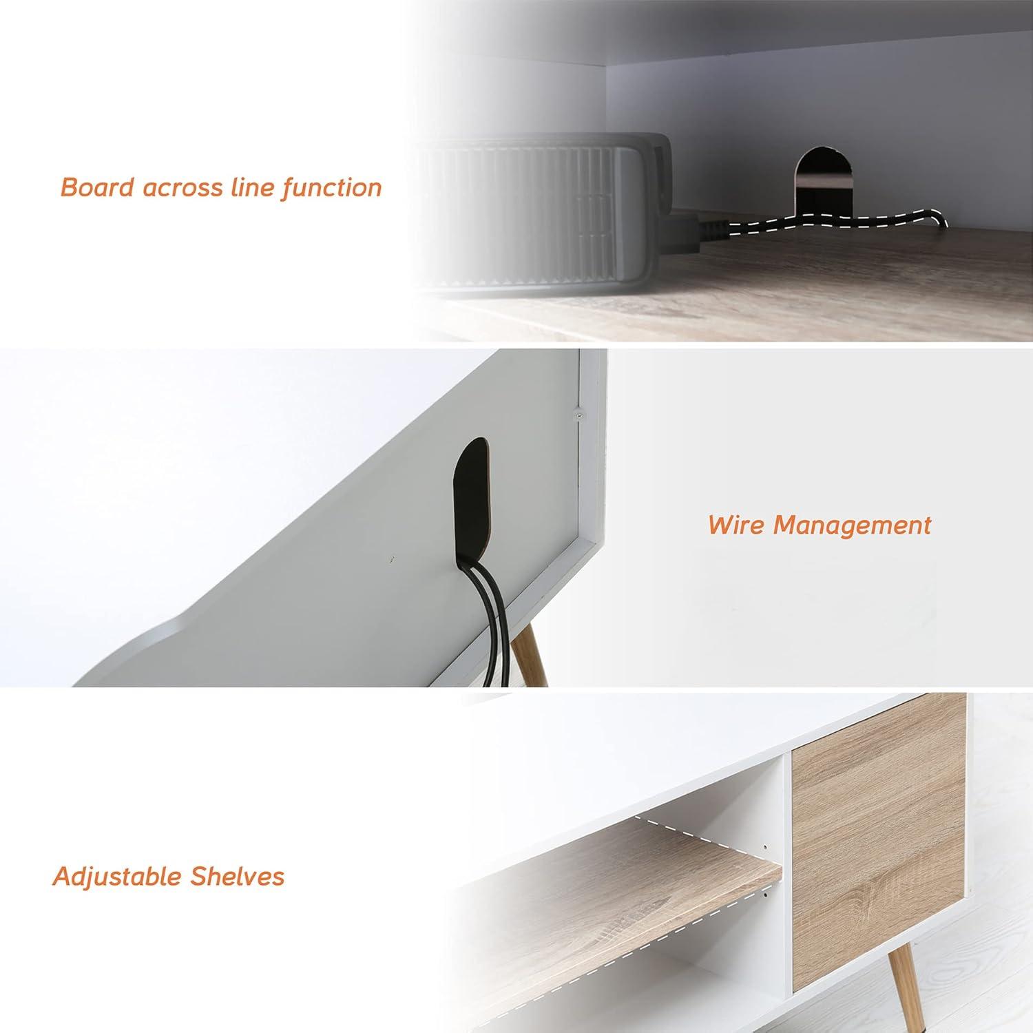 Our take on the Mid-Century Modern TV Stand: Stylish & Spacious