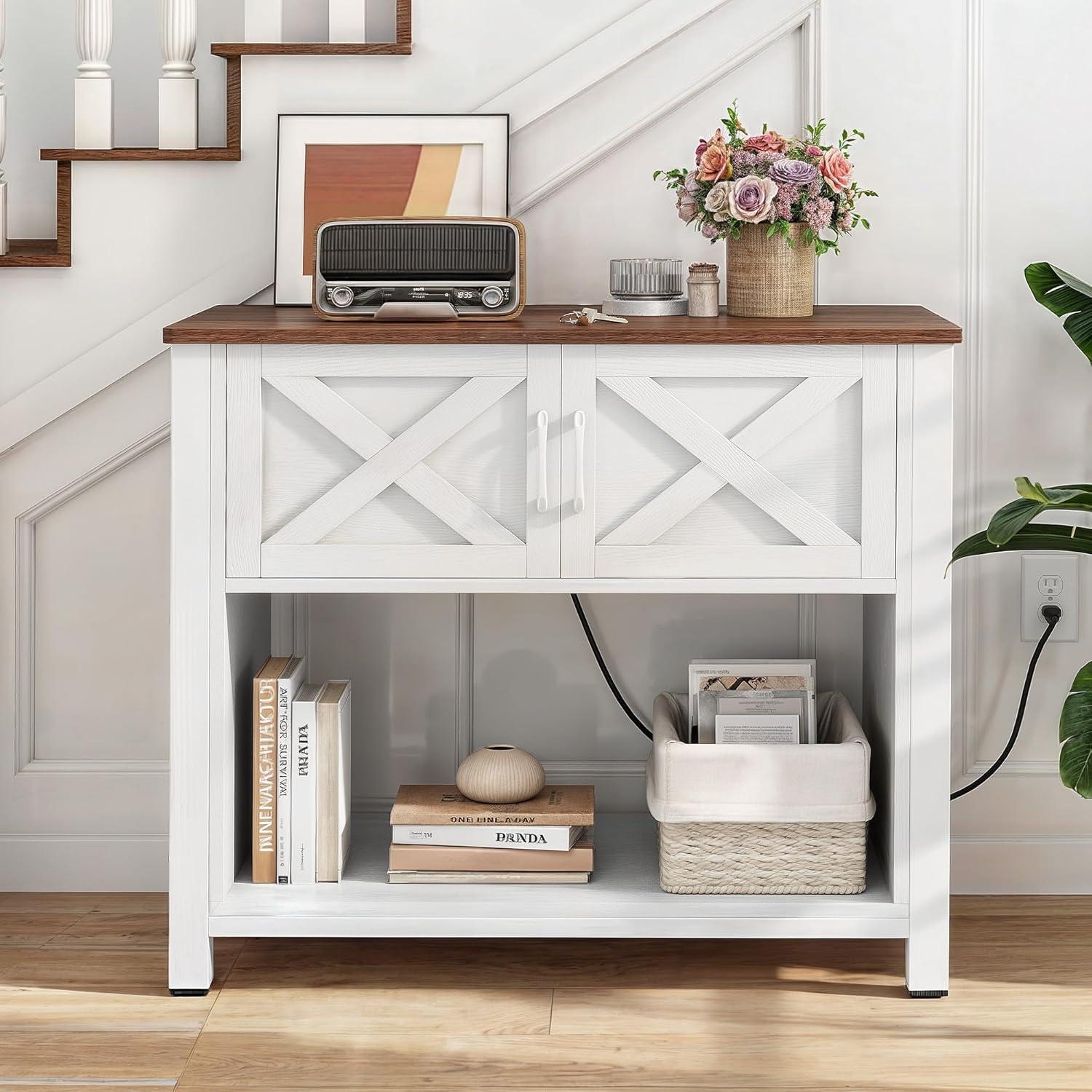 Why We Love the YITAHOME Farmhouse TV Stand: Stylish & Sturdy