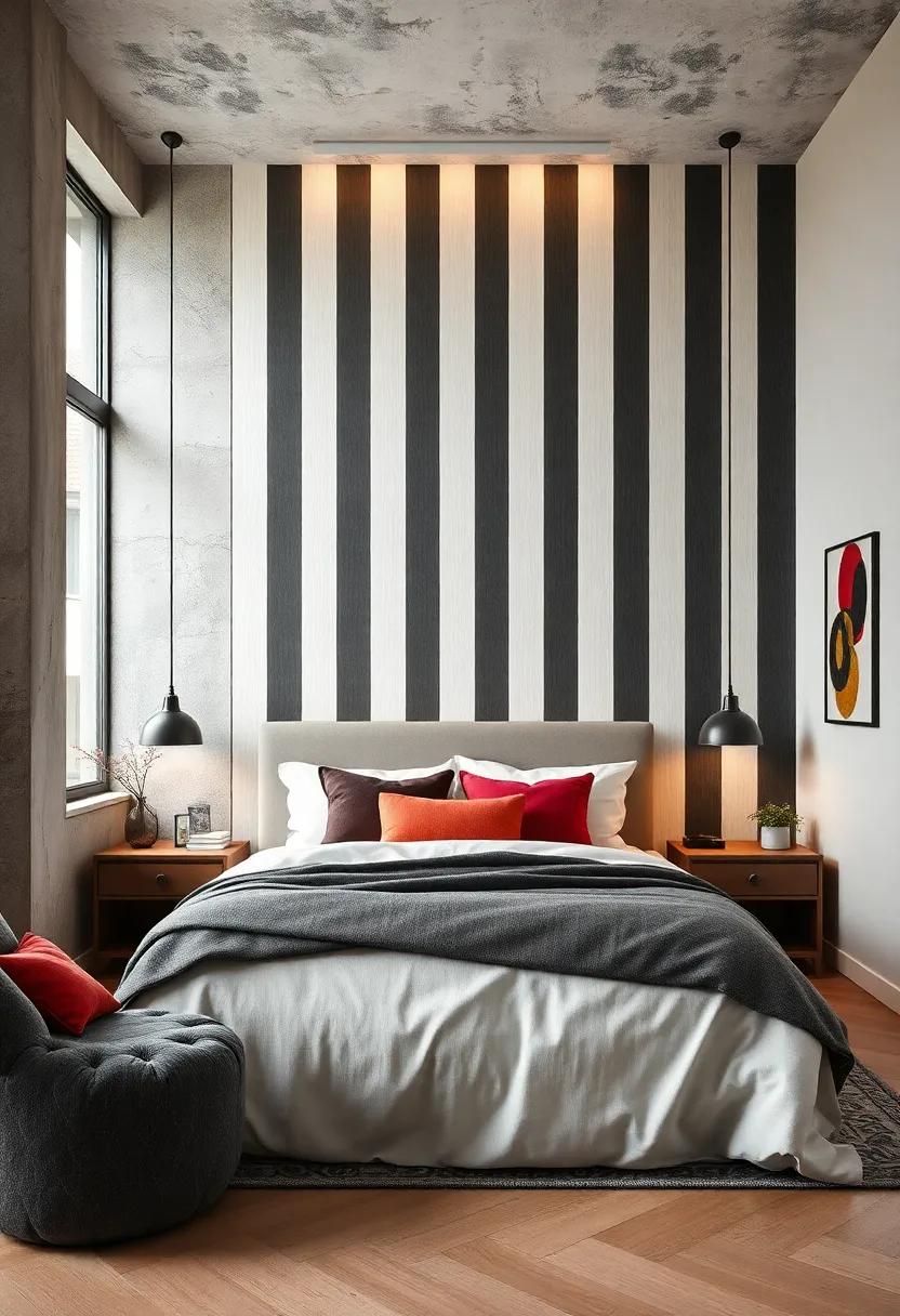 Striking Stripes: create a visual ⁣impact with vertical or horizontal striped ‍fabric, giving the illusion of height or width depending on ⁤your choice