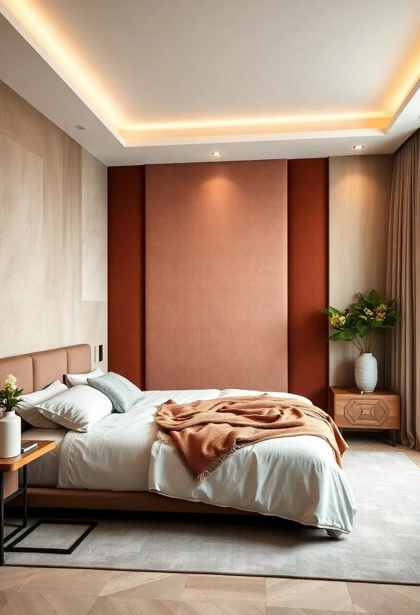 Textured Velvet ⁢Panels: Elevate your bedroom's elegance with ⁢rich velvet fabric, providing depth and softness that invite relaxation