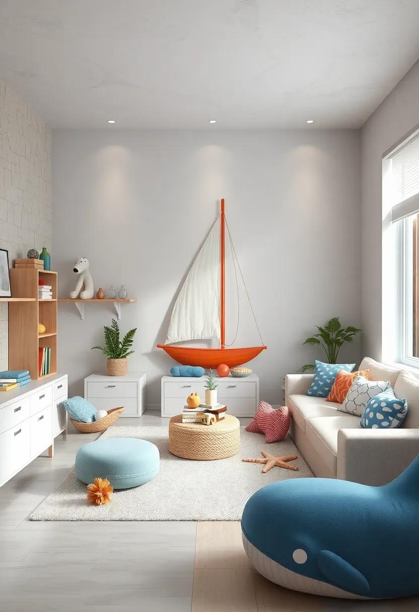 Whale-Shaped Storage: Fun and‍ functional storage solutions ⁢in the shapes of whales⁢ or other sea ⁣creatures keep toys organized while ‍seamlessly blending ⁢with the theme
