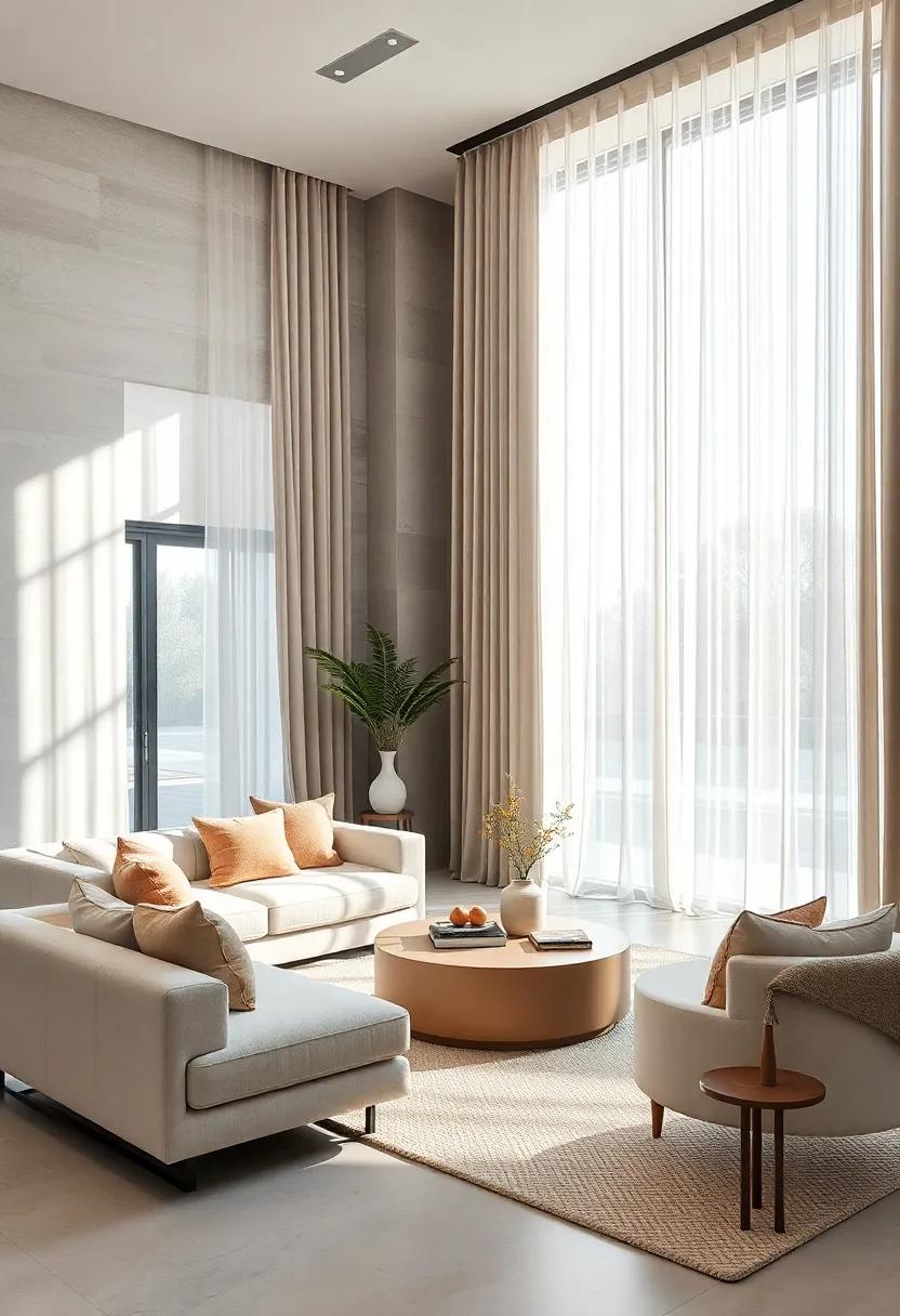 Install soft Drapery: Use ⁢sheer, lightweight curtains to frame windows ‌gracefully while allowing natural⁣ light to filter through