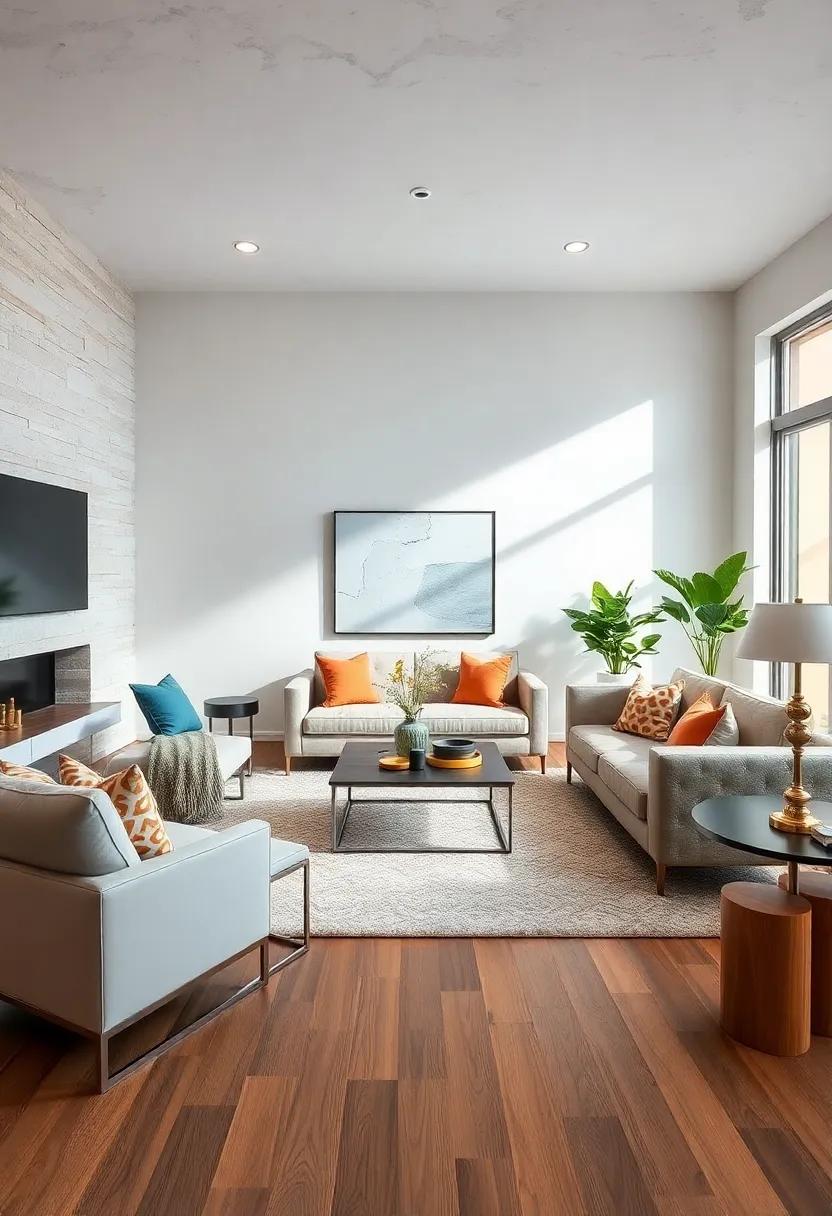 Choose a ⁣Striking Area ⁣Rug: Select ⁢a rug with‍ subtle patterns or textures to anchor the room while maintaining ⁤an elegant vibe