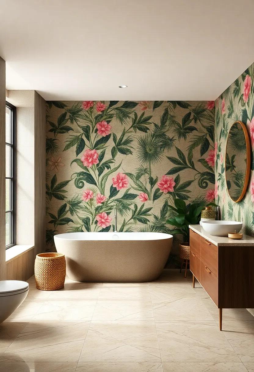 Floral ⁢Fantasies:⁢ Bring the​ beauty of nature ‍indoors with botanical tile ​patterns that create a refreshing atmosphere, perfect for plant‍ enthusiasts