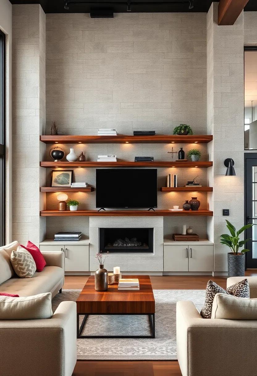 industrial‌ Chic: Pair reclaimed ‌wood shelves ⁣with wrought ⁣iron brackets ⁢for a bold, rustic look that adds character and ⁢warmth to‌ your urban space