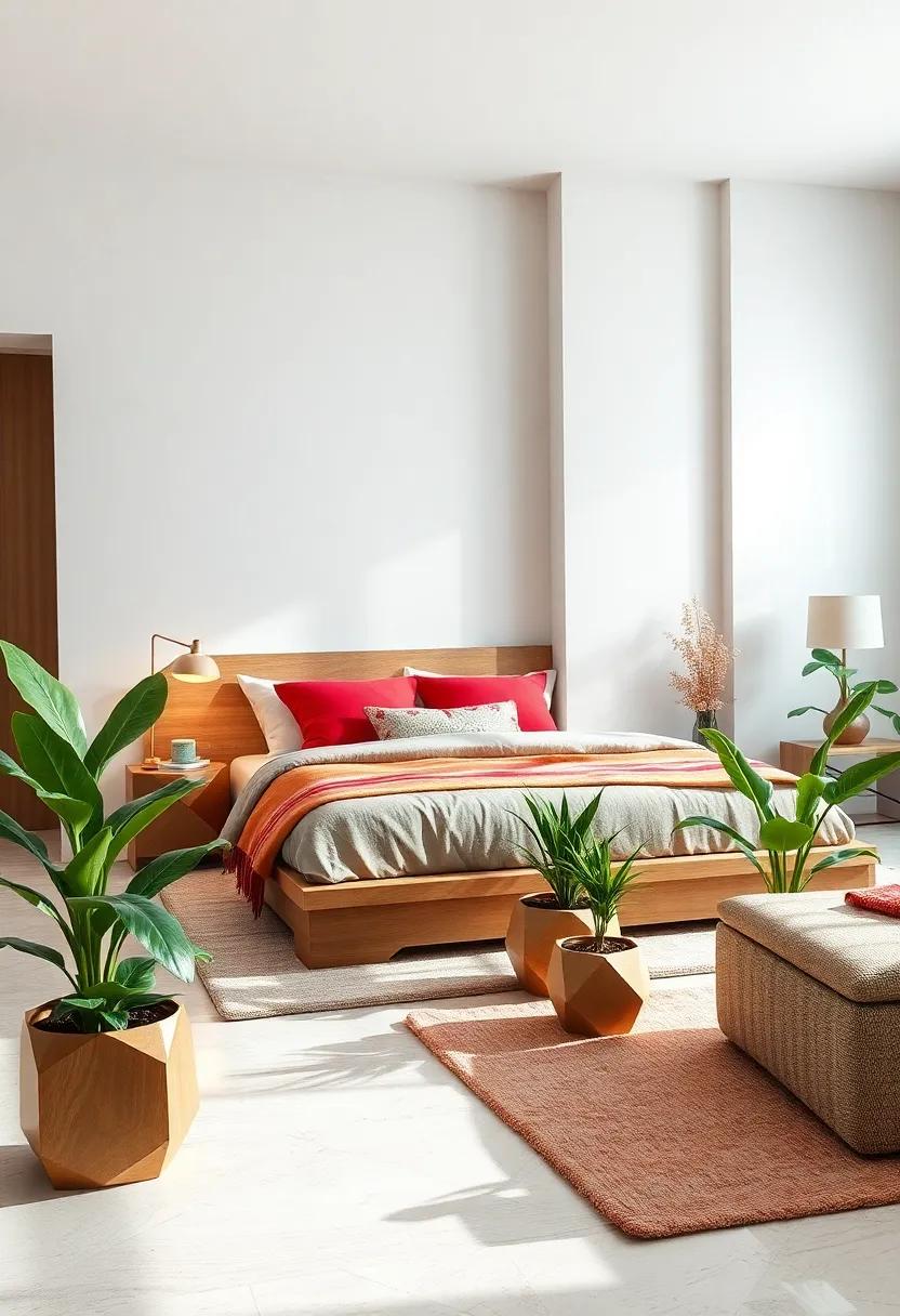 Decorate with potted plants in geometric ‍planters, bringing in‌ a⁣ touch of nature while aligning with the overall theme