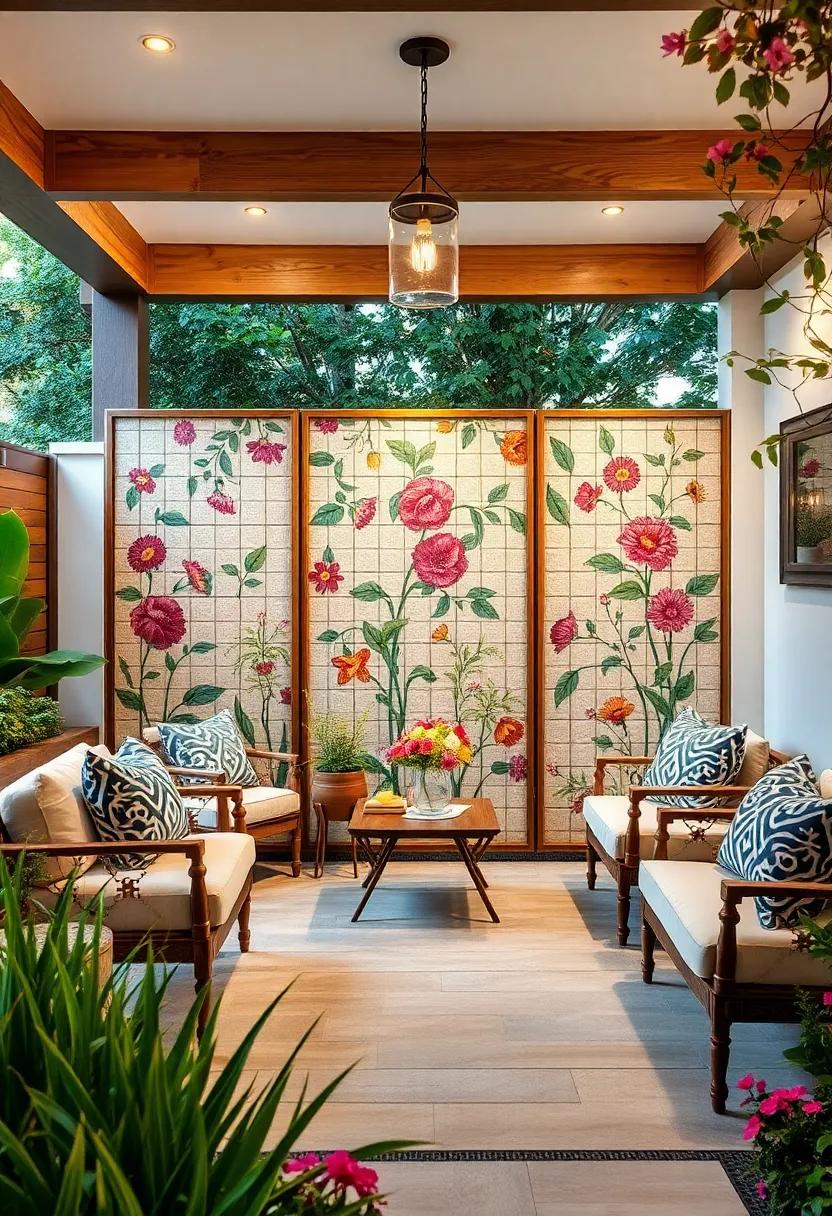 Enchanting Floral Arrangements: Create an inviting ‌atmosphere with panels that feature stunning floral⁤ mosaics, perfect for framing garden paths and entrances
