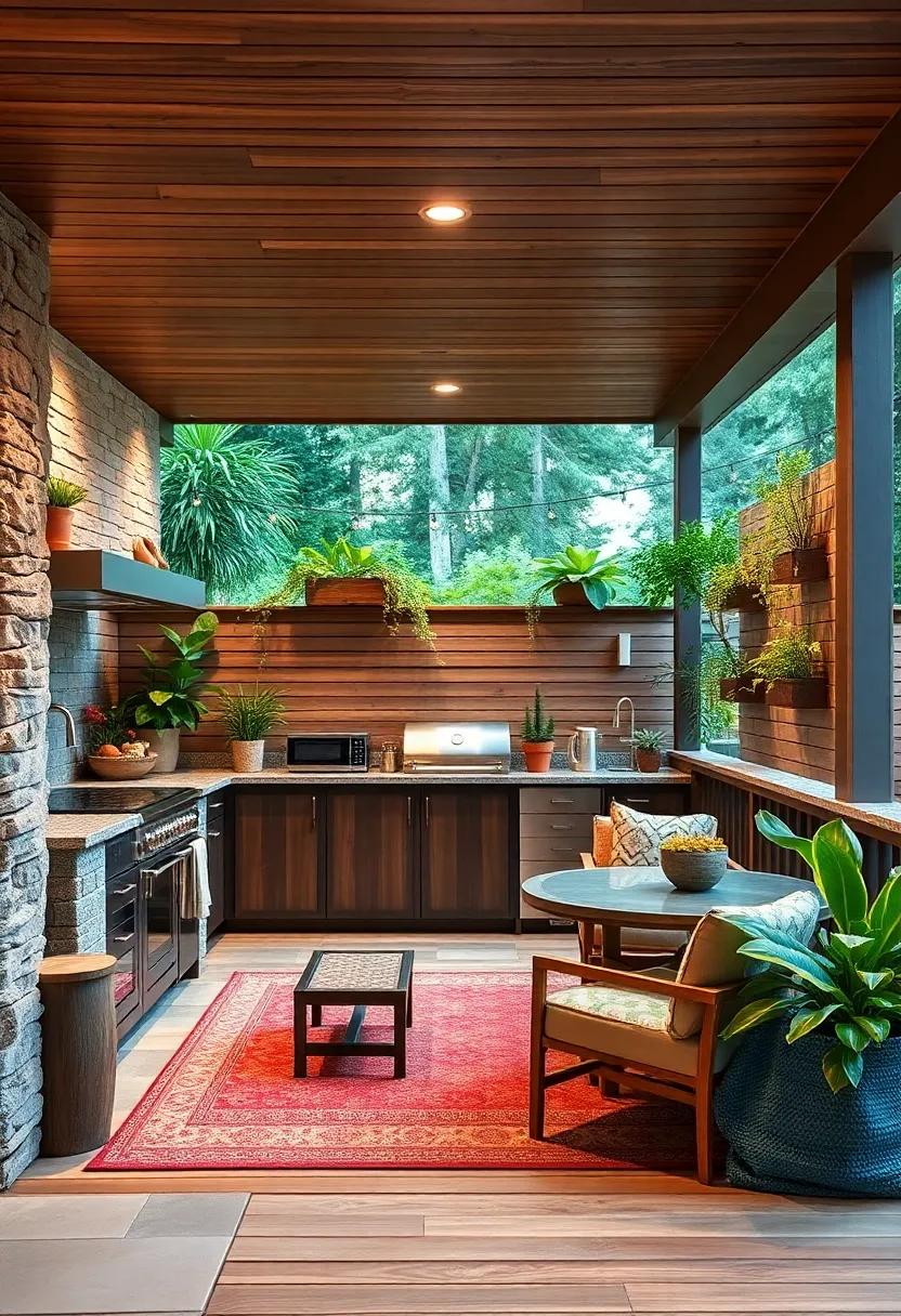 Vertical Gardens: Utilize vertical planters ⁢to grow herbs and veggies right⁤ next to ‍your cooking space, blending functionality with greenery