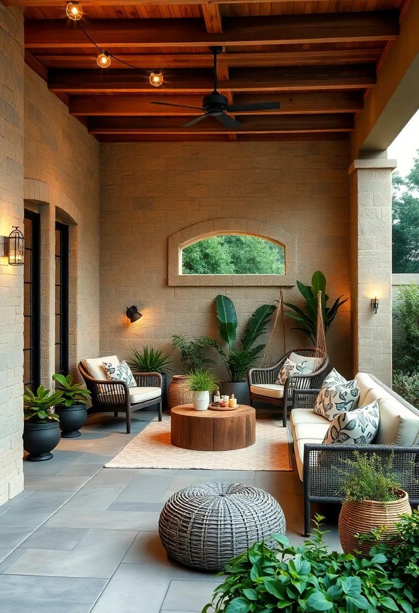 Cozy Nooks: Construct small nooks or alcoves with single chairs or swings to offer quiet corners for relaxation