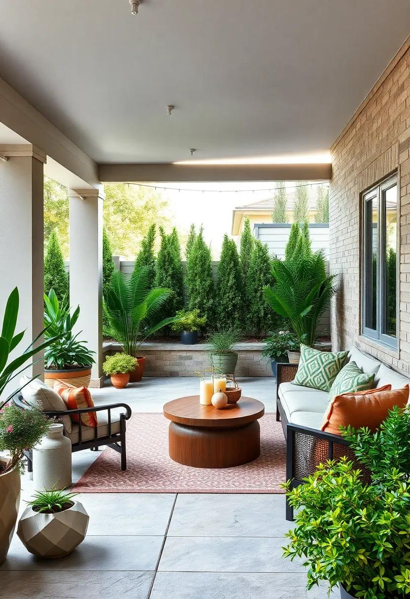 Year-Round Greenery: Choose evergreen plants and shrubs to​ provide a vibrant backdrop, no matter the season