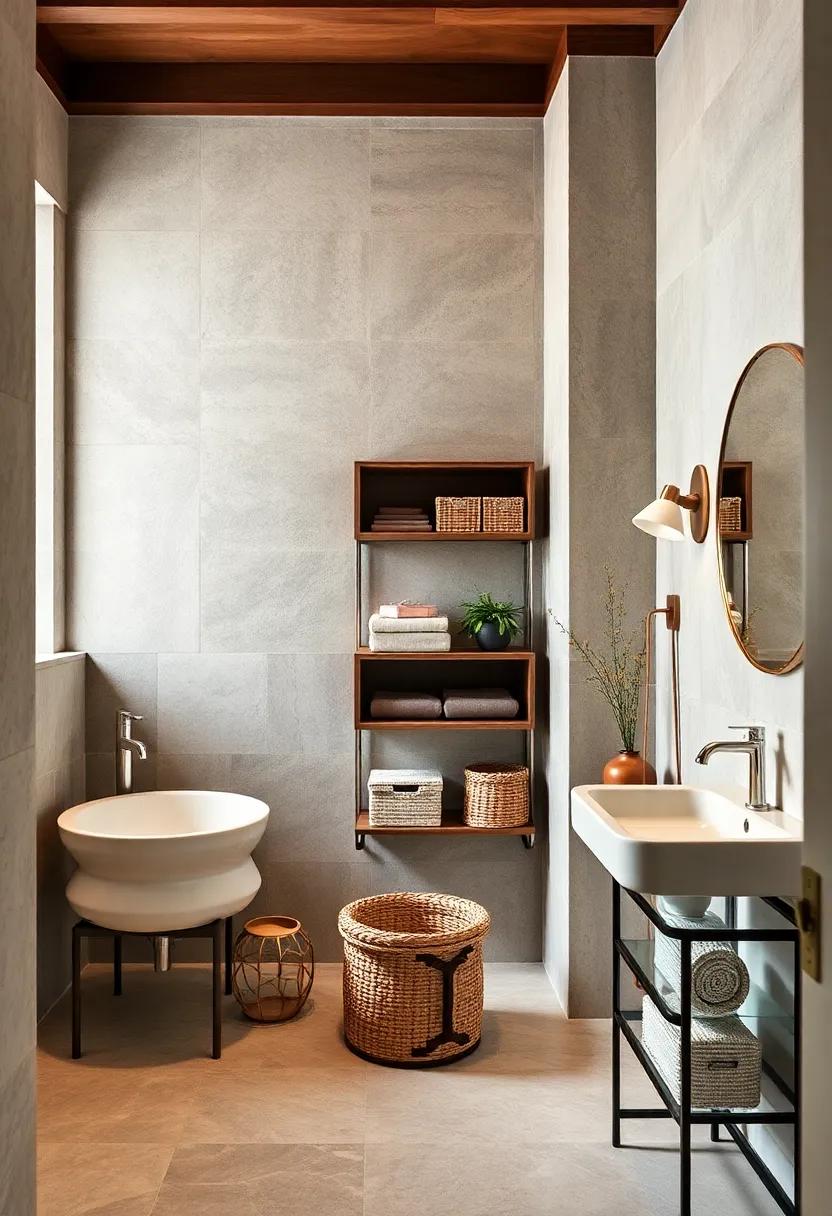 Chic Storage‌ Solutions: Use stylish baskets or decorative boxes to store essentials while keeping the area organized and appealing