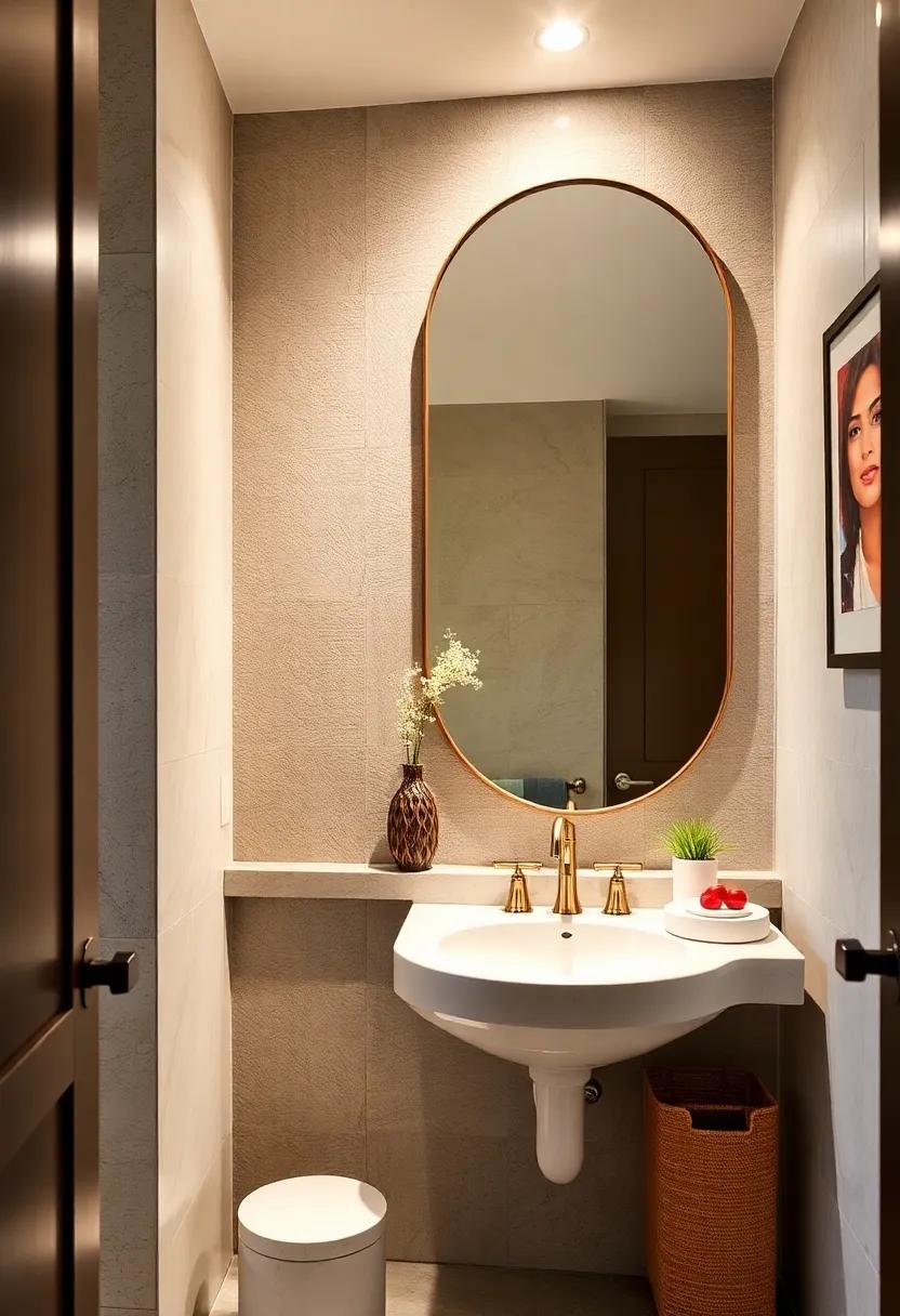 statement Mirrors: Choose an ​oversized or uniquely shaped mirror to serve as ⁣a focal point and enhance​ the‌ room's character