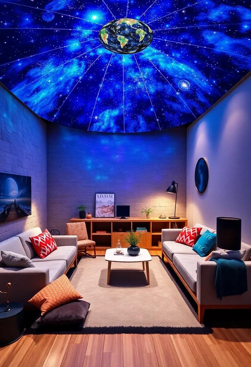 Planetarium Projector: Incorporate a planetarium ⁢projector that casts ⁢stars and planets onto walls, creating a ‌magical space for⁤ stargazing indoors