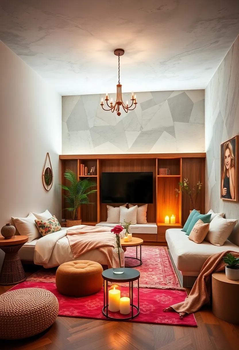 Sweet Scented Retreat: Incorporate diffusers or candles with soothing fragrances to enhance the atmosphere and create a sense of tranquility