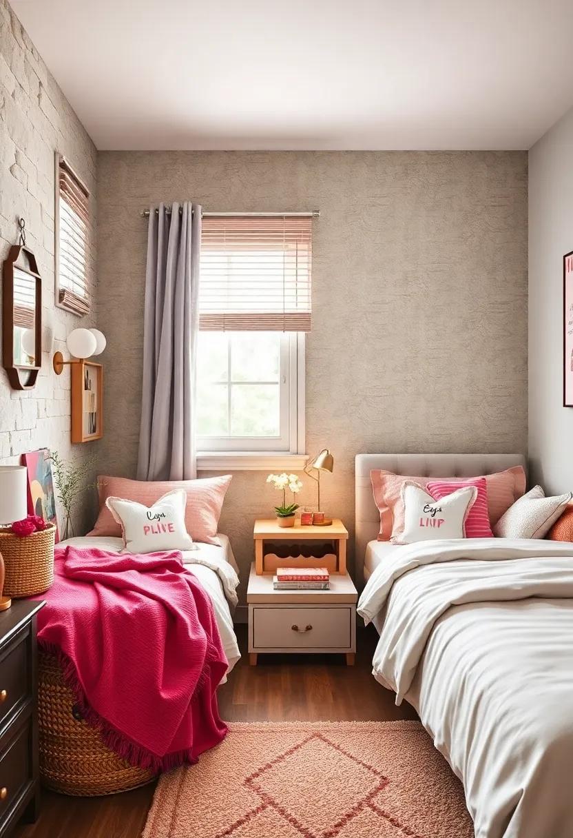 stylish Storage Solutions: Utilize decorative baskets and multi-functional furniture to keep the space tidy and visually appealing while offering easy access to essentials