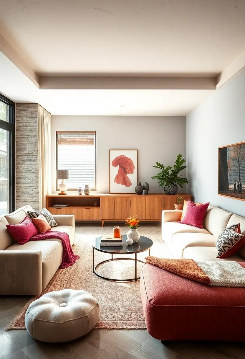 Multi-Purpose Furniture: Choose furniture pieces that serve more than one function,like a coffee table with storage or an ottoman that doubles as seating