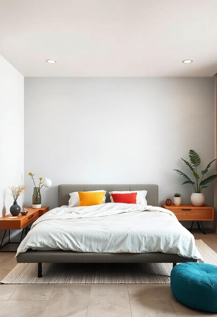 Choose⁢ a low-profile bed frame to create an ⁢airy and spacious feel in ​your bedroom