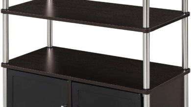 Our Take on the Designs2Go Highboy TV Stand: Storage Meets Style