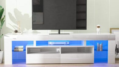 Our Take on the St.Mandyu LED TV Stand: Style Meets Mixed Reviews