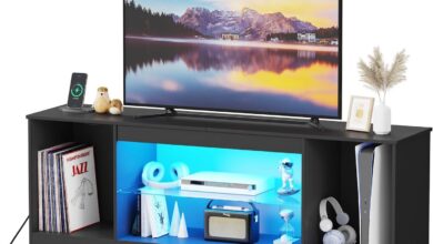 How We Found the Perfect Balance: LED TV Stand & Storage Review