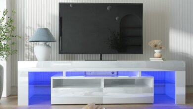 Why We Choose the SUSSURRO LED TV Stand for Our Living Room