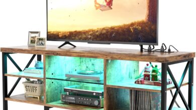 Our Take on the Homieasy LED TV Stand: Style Meets Sturdiness