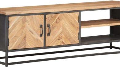 How We Upgraded Our Living Room with Youuihom’s Industrial TV Stand