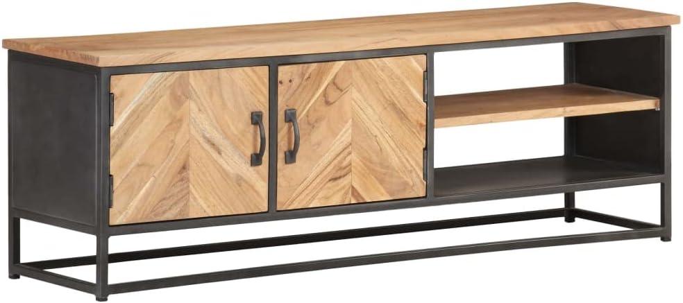 How We Upgraded Our Living Room with Youuihom’s Industrial TV Stand