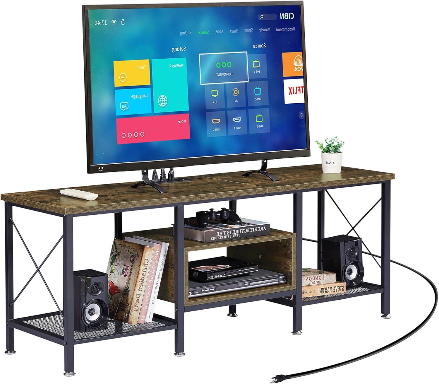 Our Take on the VECELO TV Stand: Power, Storage & Style Combined