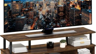 Our Honest Take: Furinno Jaya TV Stand for 55-Inch TVs