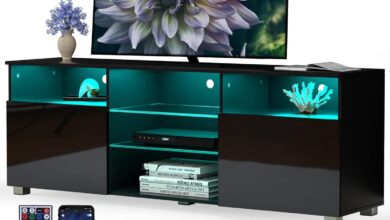 Why We Love the High Glossy LED TV Stand for Modern Media Setups