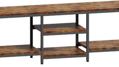 Our Honest Take: Industrial TV Stand for Stylish Storage