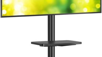 Our Honest Take on the 5Rcom Adjustable Swivel Floor TV Stand