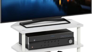 Our Take on the Furinno ECON 4-Tier TV Stand: Compact & Practical