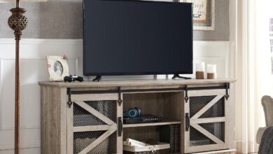 Our Take on the OKD Farmhouse TV Stand: Stylish and Sturdy Storage