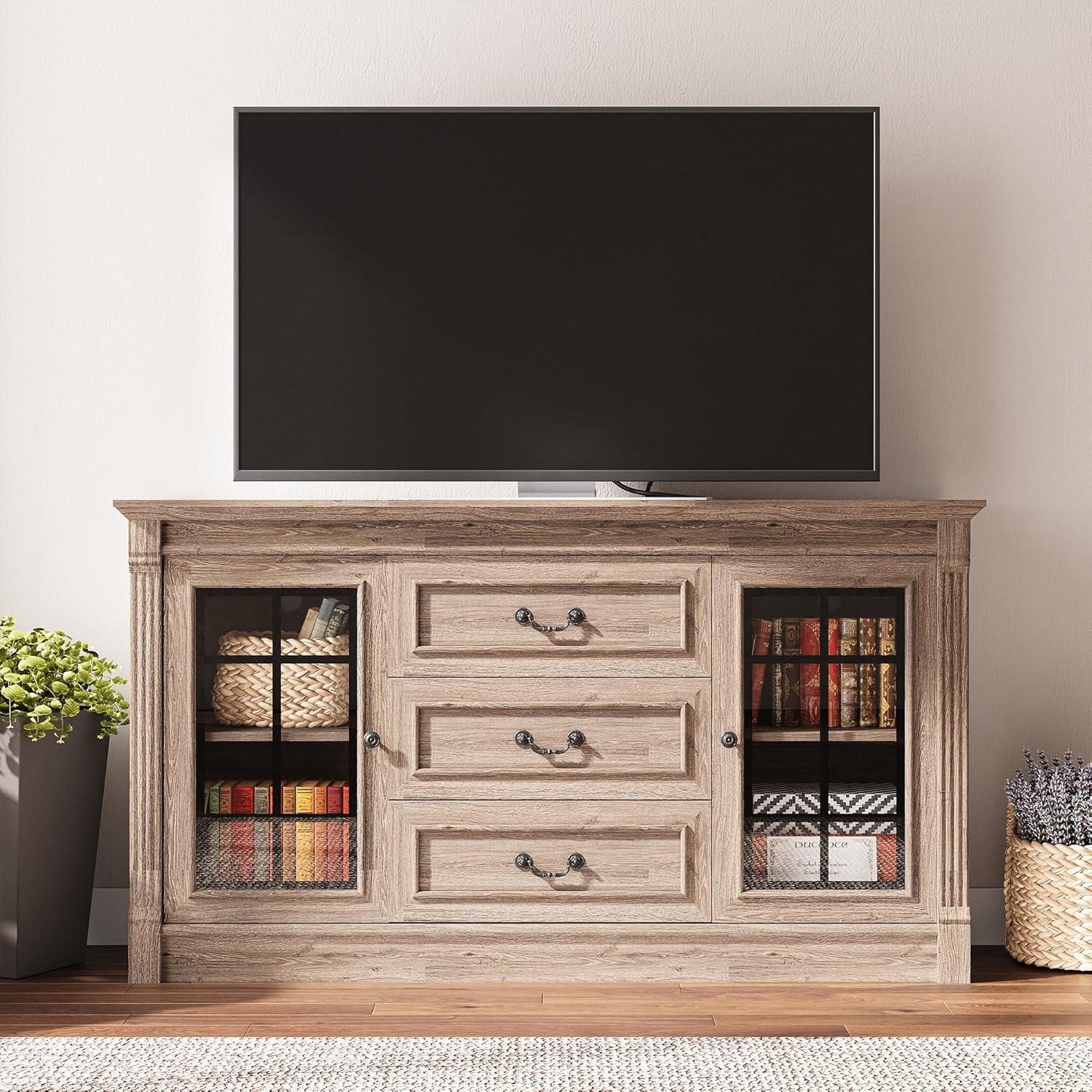 Our Take on the IRONCK Farmhouse TV Stand: Sturdy, Stylish, and Spacious