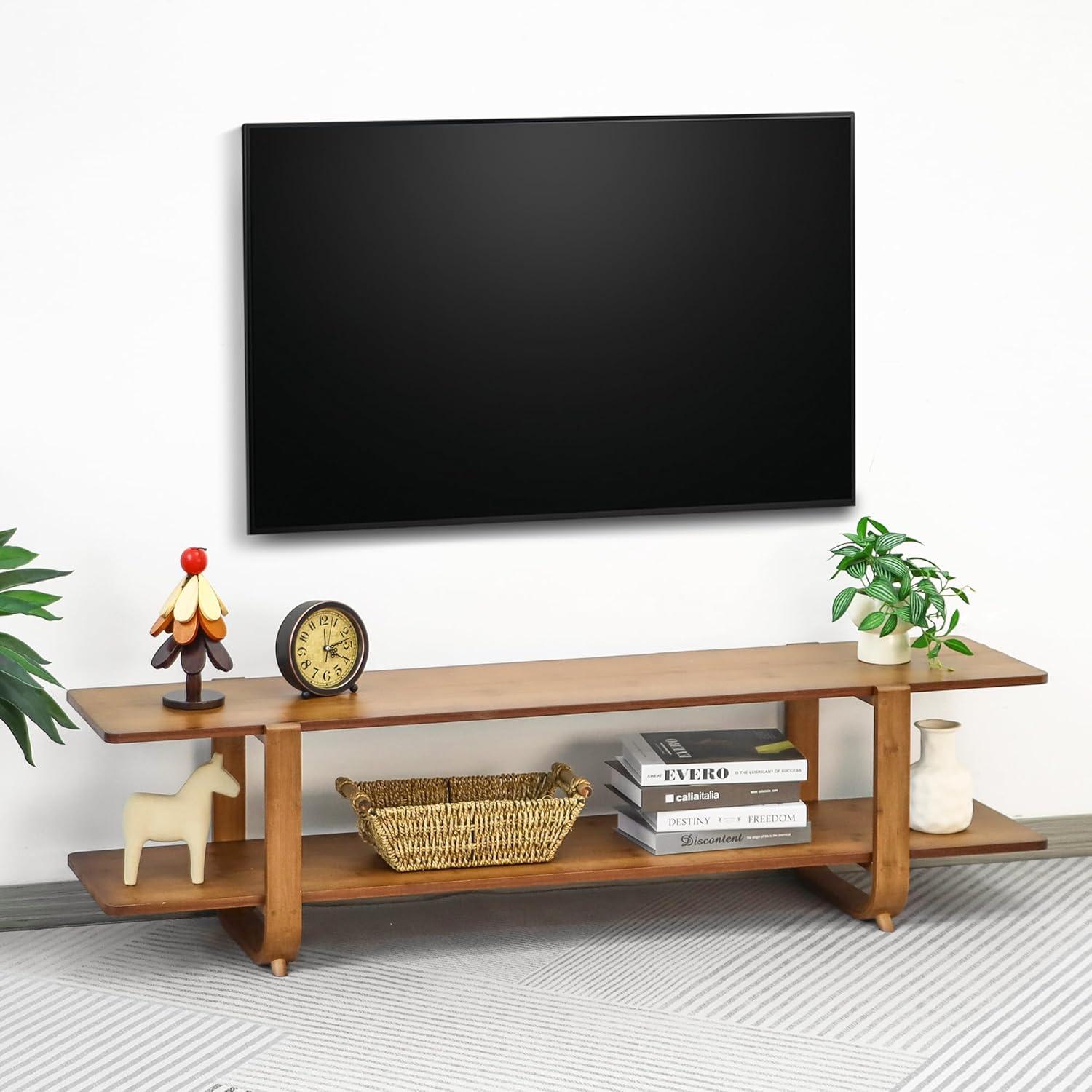 Our Review of the Bamboo TV Stand: Stylish, Sturdy, and Spacious